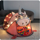 Tenda de Acampamento Infantil Com Luz de LED [ GRATIS 50 BOLINHAS ]