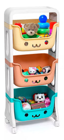 [40%OFF SÓ HOJE] Organizador De Brinquedos Com Gavetas Baú Multiuso