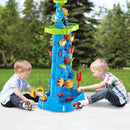 Mesa de água para crianças em forma de labirinto de parede