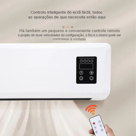 ❄️🔥 Climatizador Portátil 2 em 1 – Ar Quente e Frio + Umidificador Grátis! 🎁