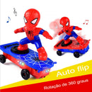 Skate Eletrico de Brinquedo Spider ( PILHAS GRATIS )