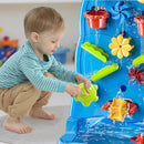 Mesa de água para crianças em forma de labirinto de parede