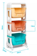 [40%OFF SÓ HOJE] Organizador De Brinquedos Com Gavetas Baú Multiuso