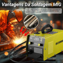 Estação de Solda MIG Portátil FLUX Pro – Compacta, Digital e Potente + BRINDE EXCLUSIVO