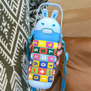 Garrafa Infantil Tabuada de Água 520ml c/ Canudo de Silicone