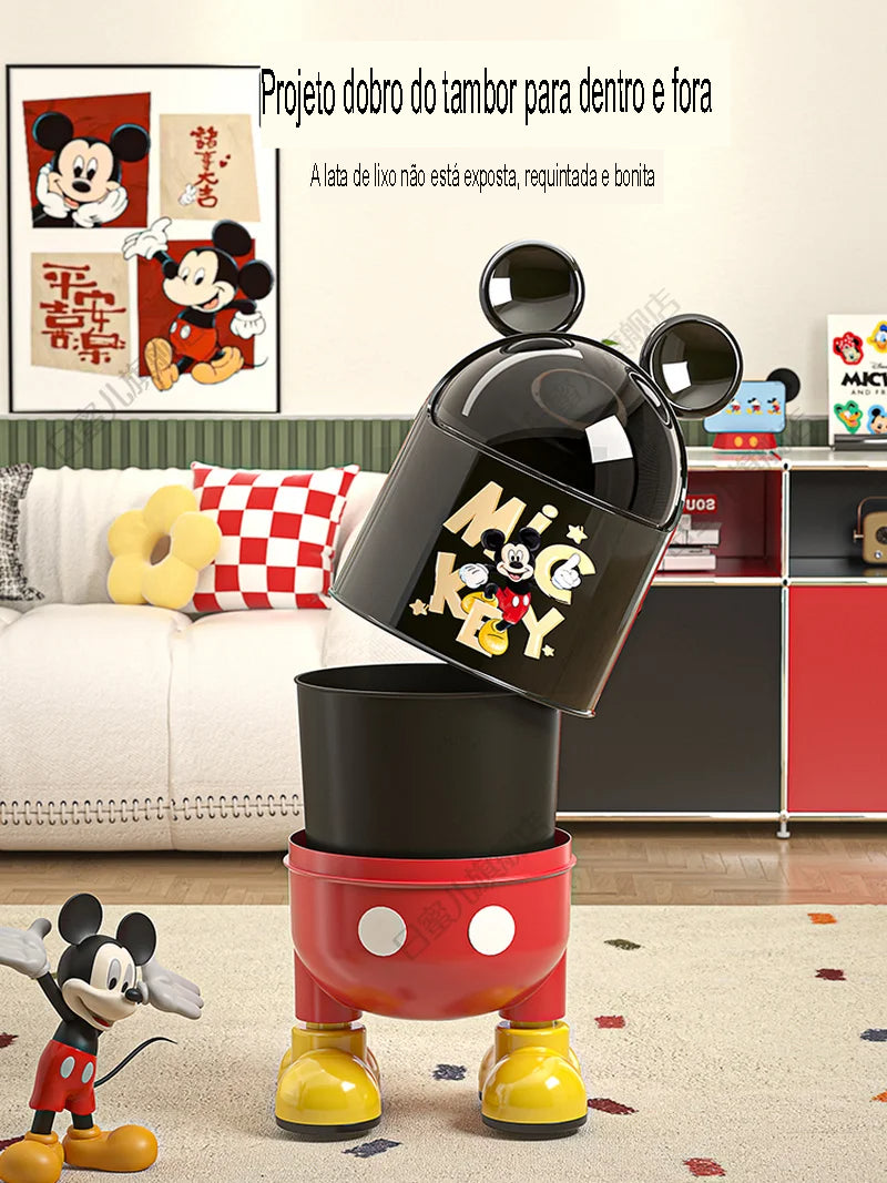 🗑️ TrashMickey™ – Lixeira Decorativa de Personagem Disney + [COMPRE 1 LEVE 3] 🧼