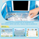 Bandeja organizadora para viagem para crianças [ GRATIS JOGO DE PINCEL ]