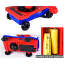 Skate Eletrico de Brinquedo Spider ( PILHAS GRATIS )