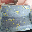 🌙 Sofá Galáxia Kids + BRINDE Kit Digital Espaço dos Sonhos 🌠