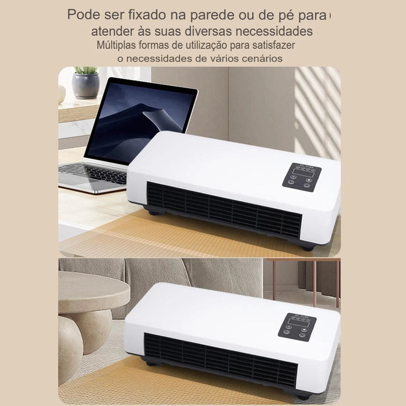 ❄️🔥 Climatizador Portátil 2 em 1 – Ar Quente e Frio + Umidificador Grátis! 🎁