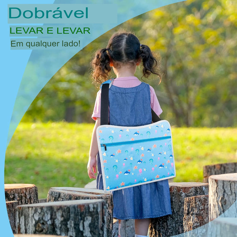 Bandeja organizadora para viagem para crianças [ GRATIS JOGO DE PINCEL ]