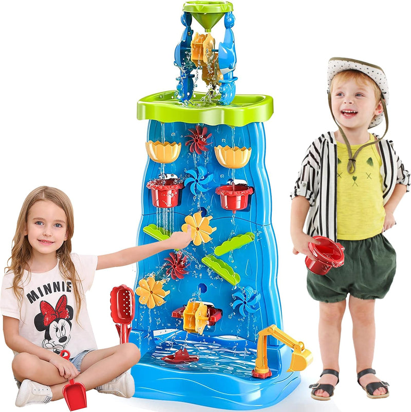 Mesa de água para crianças em forma de labirinto de parede