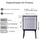 ⚡ [LANÇAMENTO] SmartBin UV™ – Lixeira Automática Inox + Esterilização Inteligente!