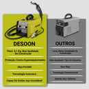 Estação de Solda MIG Portátil FLUX Pro – Compacta, Digital e Potente + BRINDE EXCLUSIVO