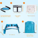 Bandeja organizadora para viagem para crianças [ GRATIS JOGO DE PINCEL ]