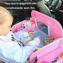 Bandeja organizadora para viagem para crianças [ GRATIS JOGO DE PINCEL ]