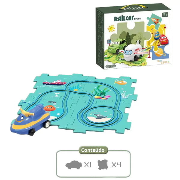 RailCar - Carrinho Elétrico com Trilha Educativa