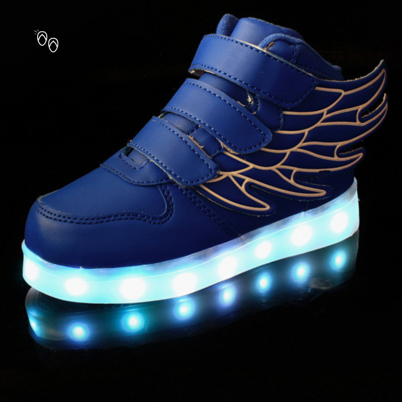 Tênis Sonic infantil - LED recarregável