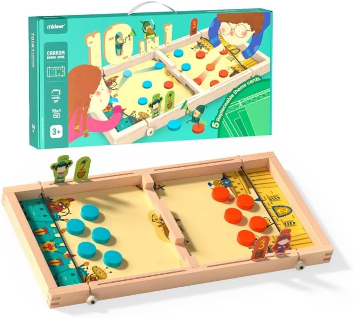 🎲 [PRONTA ENTREGA] Tabuleiro Mágico Mideer™ 10 em 1 — Edição Família