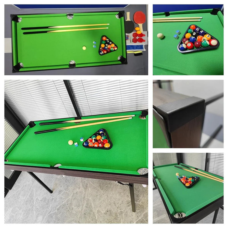 [✨QUEIMA TOTAL✨] Mesa Multi Bilhar Dobrável [ +2 TACOS E  2 RAQUETES GRATIS ]