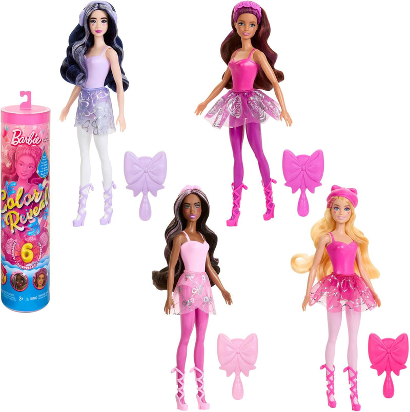 Barbie Color Reveal Bailarina Série Balé Surpresa Mattel HRK17