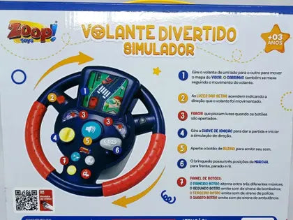 🚗 MiniDriver™ Pro – Volante Interativo com Som, Luz e Ventosa + BRINDE EXCLUSIVO! 🎁