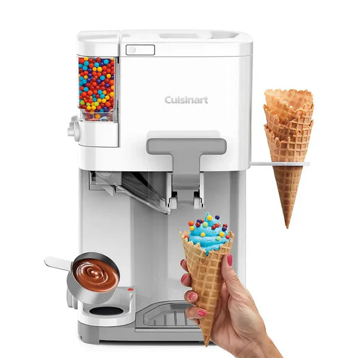 Máquina de Sorvete e Gelato Cuisinart - 2.5 Litros (500 CASQUINHAS GRATIS)