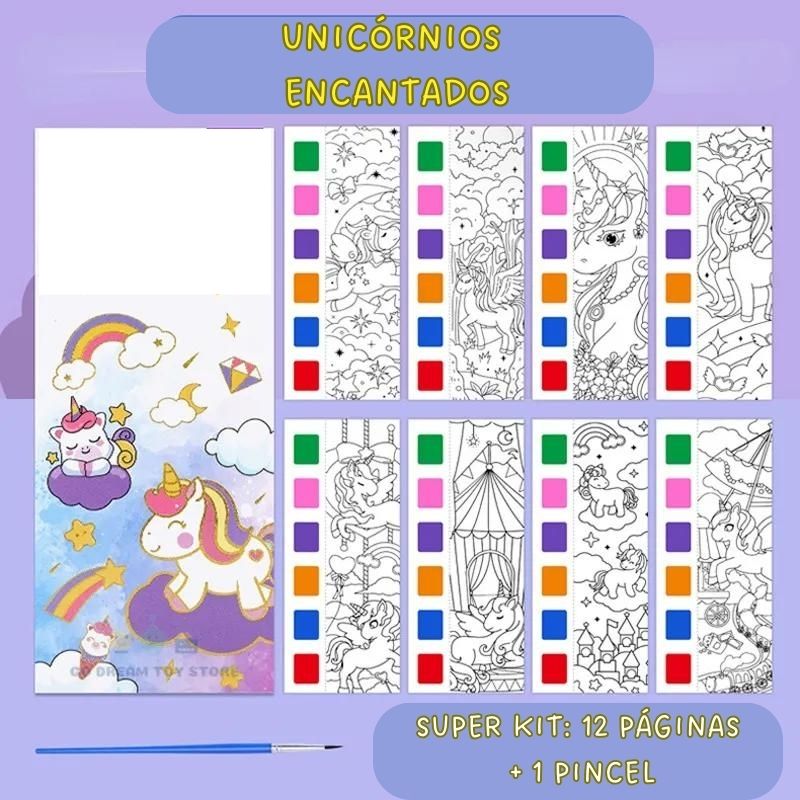 Aquarela Kids - Livro de Pintura Educativo
