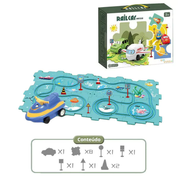 RailCar - Carrinho Elétrico com Trilha Educativa