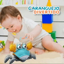Caranguejo Divertido com Sensor de Obstáculos e Luzes