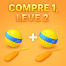 🎉 GlowBall Infantil Ativo [ BRINDE: Mini Kit de Exercícios Divertidos ]  🟡