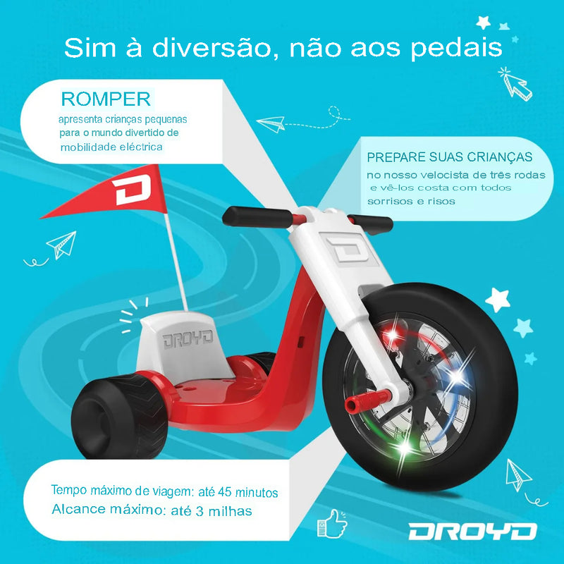 MiniDrift™ — Triciclo com Potência de Grande