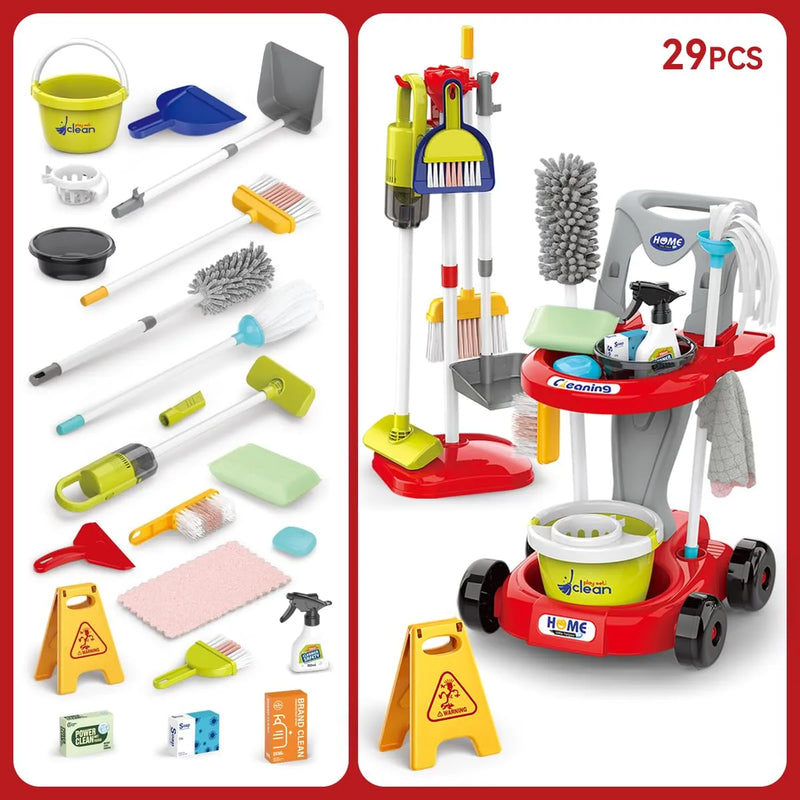 🧹✨ Kit LimpaTudo Kids® + Aspirador Real + Brinde Surpresa!