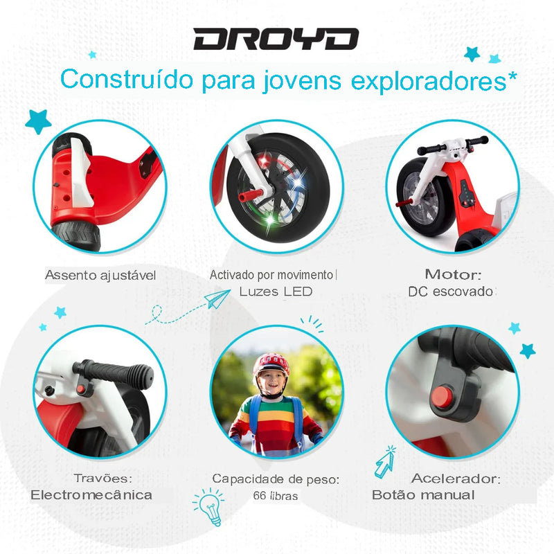 MiniDrift™ — Triciclo com Potência de Grande