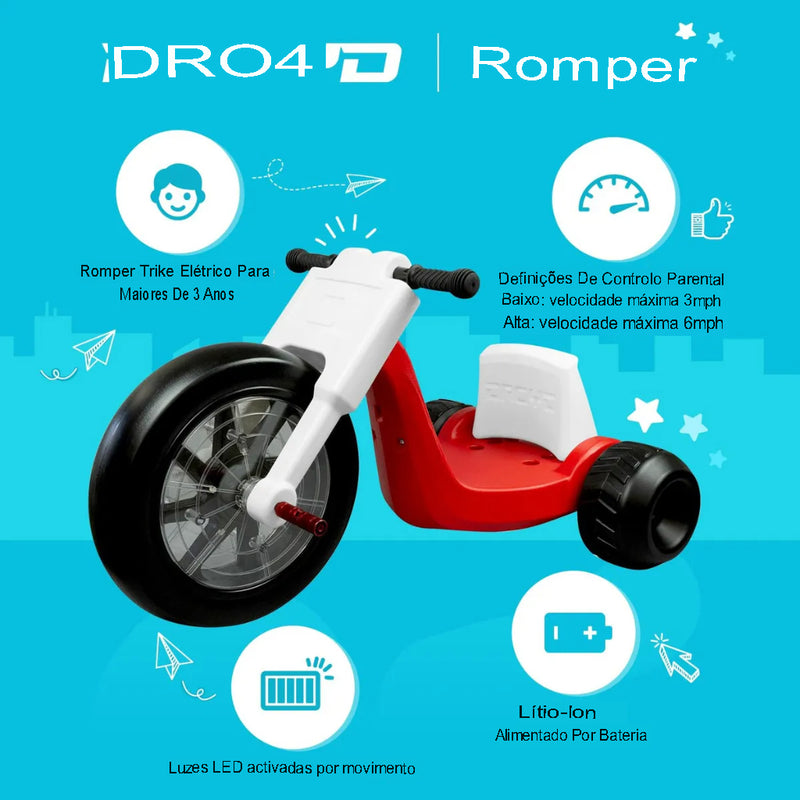 MiniDrift™ — Triciclo com Potência de Grande