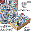 Quebra-Cabeça de Madeira 3D - 360 Peças