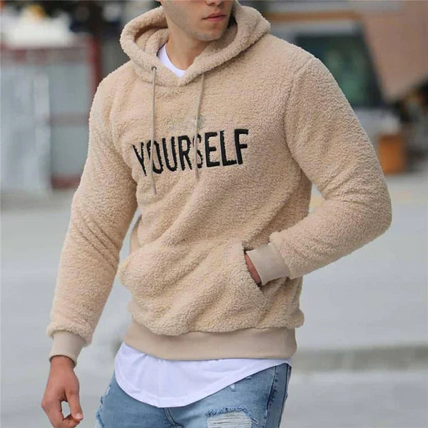 Moletom masculino de pelúcia