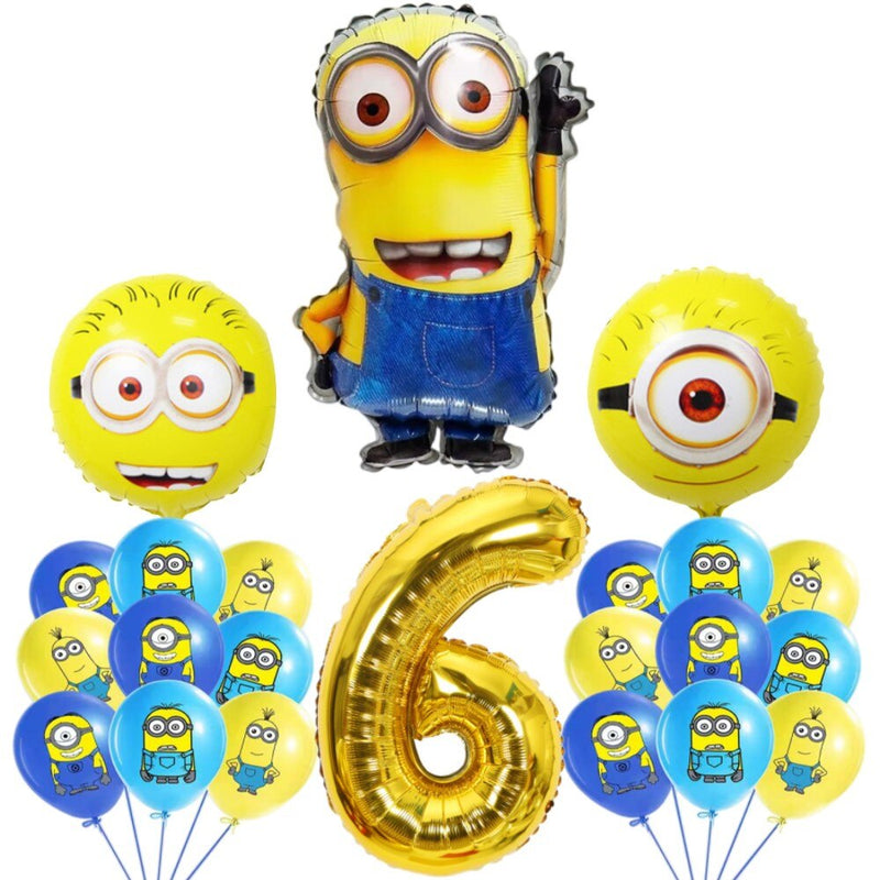 Kit Balões Festa de Aniversário Minions