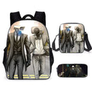 Kit 3 Peças Escolar Skibidi Toillet - Mochila + Bolsa + Estojo