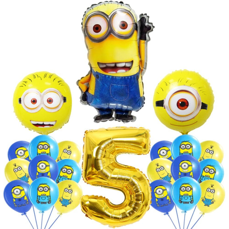 Kit Balões Festa de Aniversário Minions