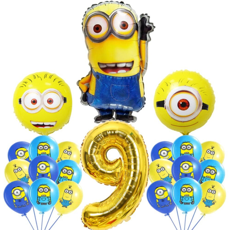 Kit Balões Festa de Aniversário Minions