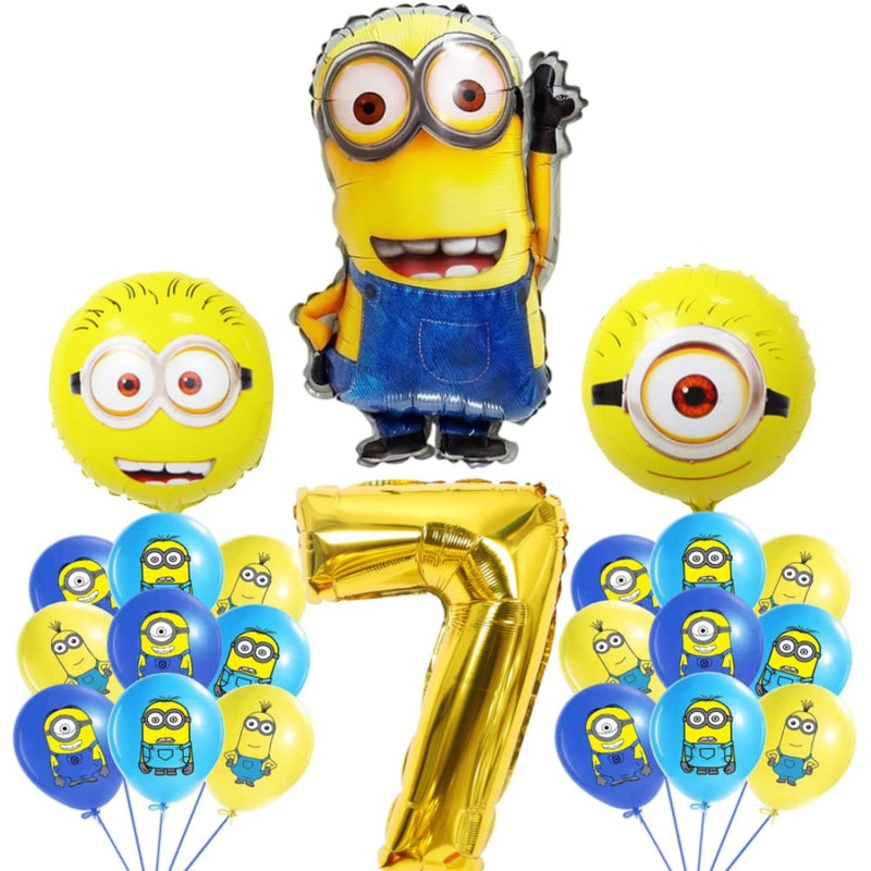Kit Balões Festa de Aniversário Minions