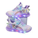 Tênis Infantil Feminino Frozen com LED