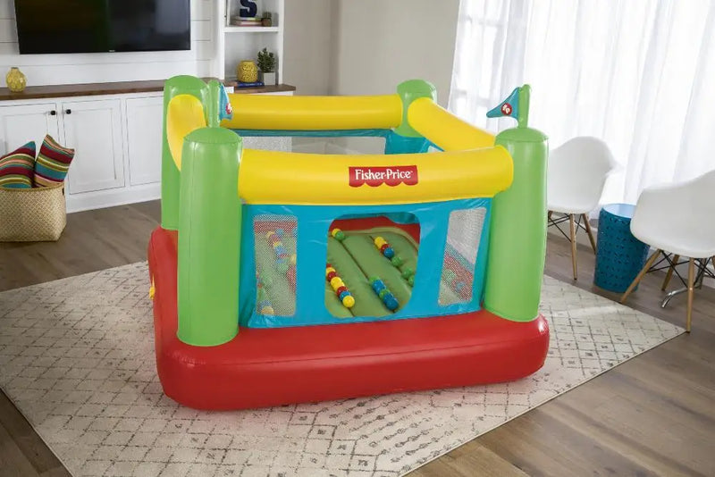 SaltaPlay® - Trampolim Inflável com Bolinhas [ BOMBA DE ENCHER GRATIS ]