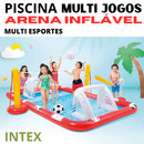 🏆 Arena Inflável Multi Esportes Intex 5 em 1 - Futebol, Vôlei, Basquete, Beisebol e Bolinhas!