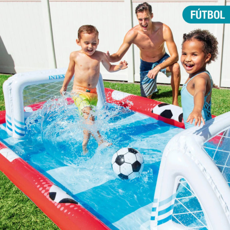 🏆 Arena Inflável Multi Esportes Intex 5 em 1 - Futebol, Vôlei, Basquete, Beisebol e Bolinhas!