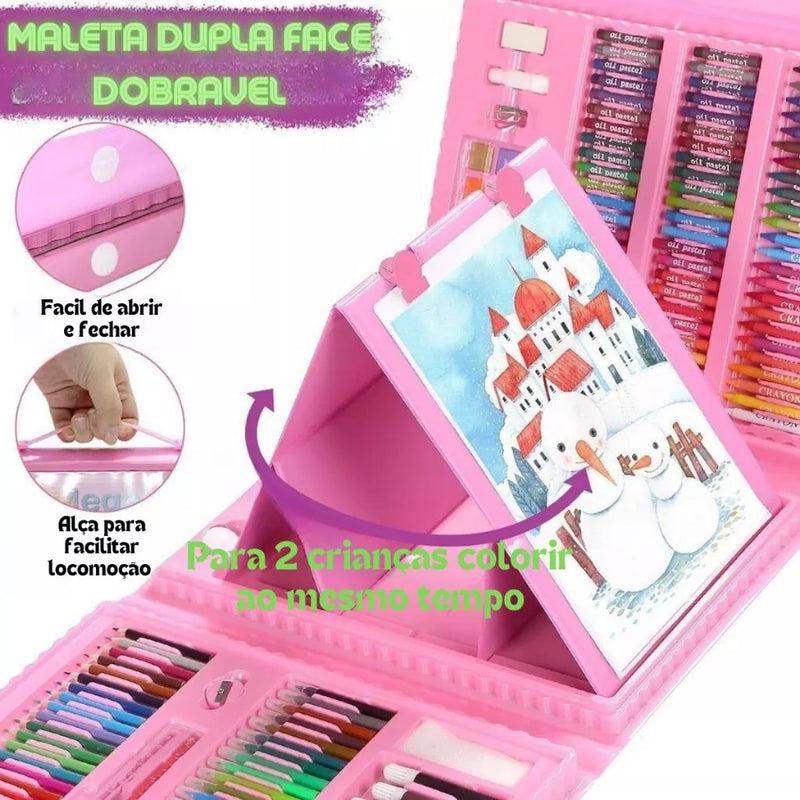 Maleta Criativa Dupla 208X – Últimas Unidades do Combo 2x1!