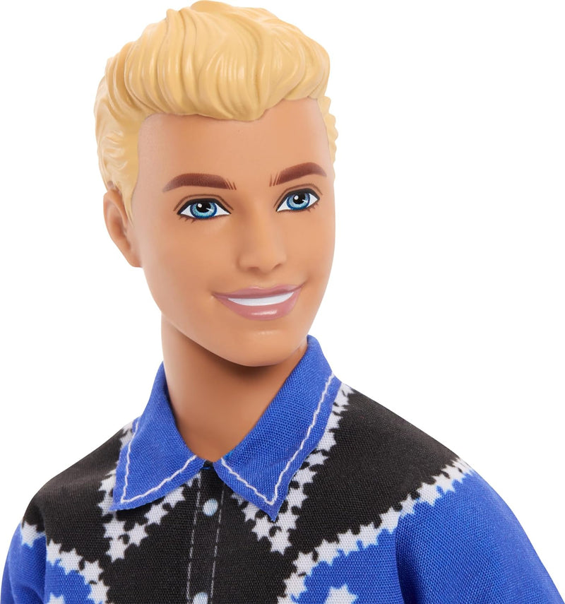 Boneco Barbie Fashionista Ken Roupa Ocidental - Mattel DWK44