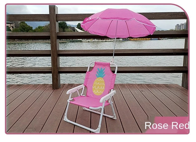 Cadeira de Praia Infantil Dobrável [GUARDA-SOL GRATIS]