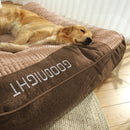 Large Thick Scratch-resistant Spine Protection Dog Cushion Bed